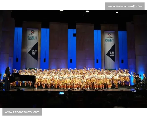 展现童声魅力的全国儿童合唱艺术比赛精彩舞台盛典之夜欢庆盛会时刻